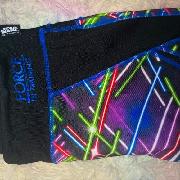 Disney Studio Ladies Star Wars Lightsaber Active Pants (Size Medium) - Picture 6 of 8